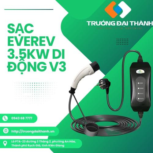 Sạc EVEREV 3,5KW Di Động V3